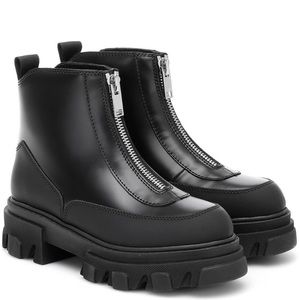 Ganni Zip Up Boot
